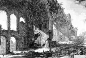 Veduta della Basilica di Massenzio e Costantino, dalla serie 